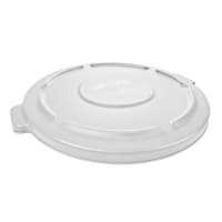 Rubbermaid FG261960GRAY Round Flat Top Trash Can Lid - Plastic, Gray thumbnail 2