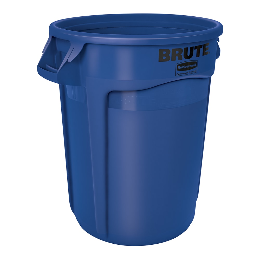 Rubbermaid FG263200BLUE 32 gal Multiple Material Recycle Bin - Indoor/Outdoor