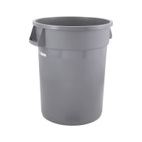 Rubbermaid FG263200DGRN 32 gallon Brute Trash Can - Plastic, Round thumbnail 2