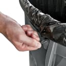 Rubbermaid FG263200GRAY 32 gallon Brute Trash Can - Plastic, Round thumbnail 4