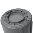 Rubbermaid FG263200GRAY 32 gallon Brute Trash Can - Plastic, Round thumbnail 8