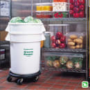 Rubbermaid FG263600WHT 32 gal ProSave BRUTE Container with Dolly - White thumbnail 6