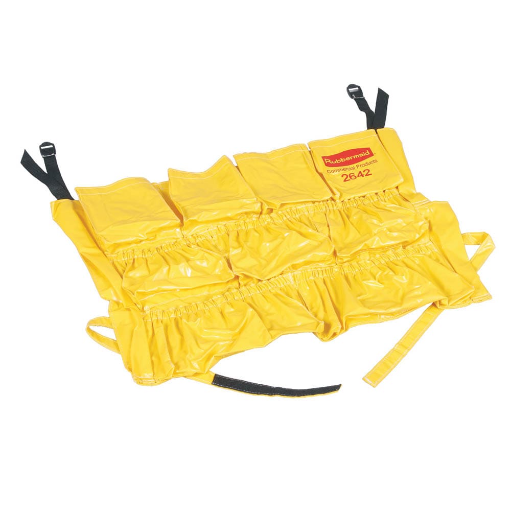 Rubbermaid FG264200YEL 20" Round BRUTE Caddy Bag - Yellow
