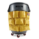 Rubbermaid FG264200YEL 20" Round BRUTE Caddy Bag - Yellow thumbnail 2