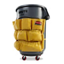 Rubbermaid FG264200YEL 20" Round BRUTE Caddy Bag - Yellow thumbnail 3