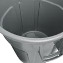 Rubbermaid FG264360GRAY 44 gallon Brute Trash Can - Plastic, Round thumbnail 3