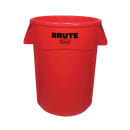 Rubbermaid FG264360RED 44 gallon Brute Trash Can - Plastic, Round thumbnail 2