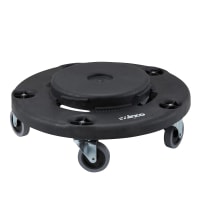 Rubbermaid FG264600BLA Tandem Plastic Trash Can Dolly w/ Raised Center & 400 lb Capacity thumbnail 6