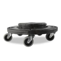 Rubbermaid FG264600BLA Tandem Plastic Trash Can Dolly w/ Raised Center & 400 lb Capacity thumbnail 7