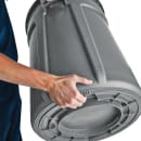 Rubbermaid FG265500GRAY 55 gallon Brute Trash Can - Plastic, Round thumbnail 5