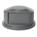 Rubbermaid FG265788GRAY Round Dome Trash Can Lid - Plastic, Gray thumbnail 2