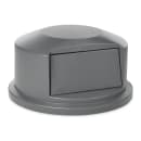 Rubbermaid FG265788GRAY Round Dome Trash Can Lid - Plastic, Gray thumbnail 3