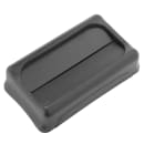 Rubbermaid FG267360BLA Rectangle Swing Top Trash Can Lid - Plastic, Black thumbnail 3
