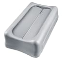 Rubbermaid FG267360GRAY Rectangle Swing Top Trash Can Lid - Plastic, Gray thumbnail 4