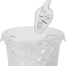 Rubbermaid FG288200CLR 6 oz Bouncer Bar Scoop - Clear Poly thumbnail 3