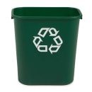 Rubbermaid FG295606GRN 7 gal Multiple Material Recycle Bin - Indoor thumbnail 2