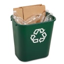 Rubbermaid FG295606GRN 7 gal Multiple Material Recycle Bin - Indoor thumbnail 4