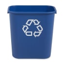 Rubbermaid FG295673BLUE 7 gal Multiple Material Recycle Bin - Indoor thumbnail 2