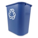 Rubbermaid FG295673BLUE 7 gal Multiple Material Recycle Bin - Indoor thumbnail 4
