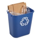 Rubbermaid FG295673BLUE 7 gal Multiple Material Recycle Bin - Indoor thumbnail 6