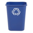 Rubbermaid FG295773BLUE 10 3/10 gal Multiple Material Recycle Bin - Indoor thumbnail 2