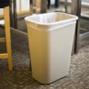Rubbermaid FG295700BEIG 10 3/10 gal Multiple Material Recycle Bin - Indoor thumbnail 4