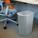 Rubbermaid FG295700GRAY 10 3/10 gal Multiple Material Recycle Bin - Indoor thumbnail 2