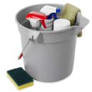 Rubbermaid FG296300GRAY 10 qt Round BRUTE Bucket - Gray thumbnail 3