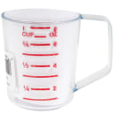 Rubbermaid FG321000CLR 1 cup Bouncer Measuring Cup - Clear Poly thumbnail 3
