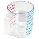 Rubbermaid FG321000CLR 1 cup Bouncer Measuring Cup - Clear Poly thumbnail 4