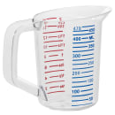 Rubbermaid FG321500CLR 1 pt Bouncer Measuring Cup - Clear Poly thumbnail 2