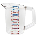 Rubbermaid FG321500CLR 1 pt Bouncer Measuring Cup - Clear Poly thumbnail 4