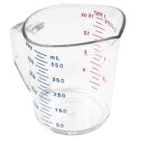 Rubbermaid FG321500CLR 1 pt Bouncer Measuring Cup - Clear Poly thumbnail 5