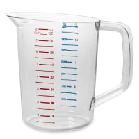Rubbermaid FG321500CLR 1 pt Bouncer Measuring Cup - Clear Poly thumbnail 7
