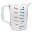 Rubbermaid FG321700CLR 2 qt Bouncer Measuring Cup - Clear Poly thumbnail 2