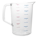 Rubbermaid FG321800CLR 4 qt Bouncer Measuring Cup - Clear Poly thumbnail 2