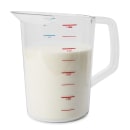 Rubbermaid FG321800CLR 4 qt Bouncer Measuring Cup - Clear Poly thumbnail 3