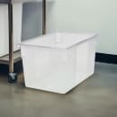 Rubbermaid FG330100CLR 21 1/2 gal Food/Tote Box - Clear Poly thumbnail 2
