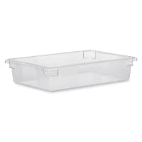 Rubbermaid FG330600CLR 5 gal Food/Tote Box - 26x18x3 1/2" Clear Poly thumbnail 4