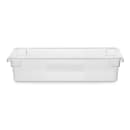 Rubbermaid FG330800CLR 8 1/2 gal Food/Tote Box - 26x18x6" Clear Poly thumbnail 3