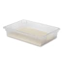 Rubbermaid FG330800CLR 8 1/2 gal Food/Tote Box - 26x18x6" Clear Poly thumbnail 4