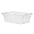 Rubbermaid FG330900CLR 3 1/2 gal Food/Tote Box - 18x12x6" Clear Poly thumbnail 3