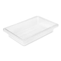 Rubbermaid FG330900CLR 3 1/2 gal Food/Tote Box - 18x12x6" Clear Poly thumbnail 7