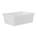 Rubbermaid FG350000WHT 12 1/2 gal Food/Tote Box - 26x18x9" White Poly thumbnail 3