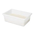 Rubbermaid FG350000WHT 12 1/2 gal Food/Tote Box - 26x18x9" White Poly thumbnail 4