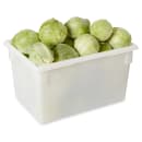 Rubbermaid FG350100WHT 21 1/2 gal Food/Tote Box - 26x18x15" White Poly thumbnail 4