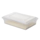 Rubbermaid FG350200WHT Food/Tote Box Lid - 26x18" White Poly thumbnail 4