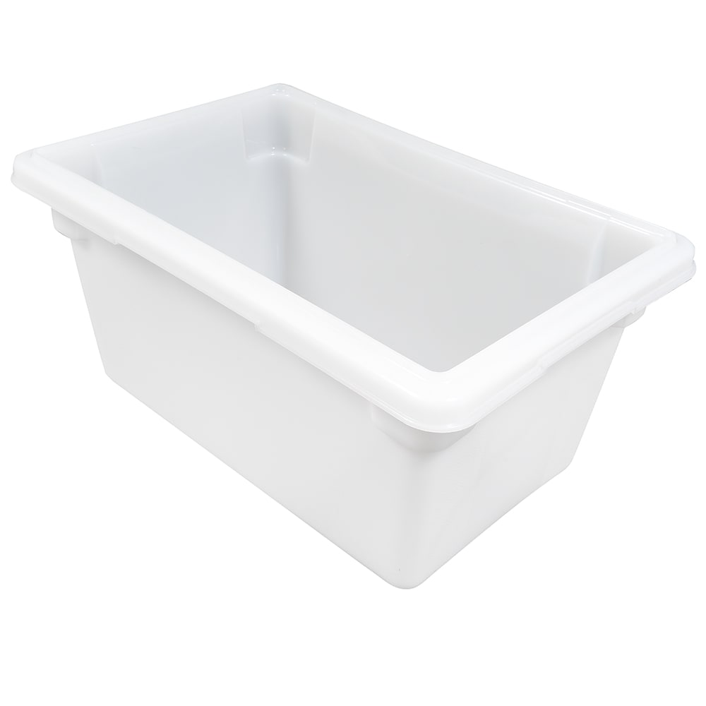 Rubbermaid FG350400WHT 5 gal Food/Tote Box - 18x12x9" White Poly