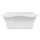 Rubbermaid FG350400WHT 5 gal Food/Tote Box - 18x12x9" White Poly thumbnail 2