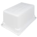 Rubbermaid FG350400WHT 5 gal Food/Tote Box - 18x12x9" White Poly thumbnail 5